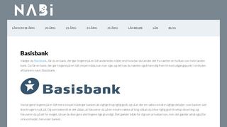 
                            13. Basisbank - Nabi, lån penge nu, nemt, hurtigt og sikkert