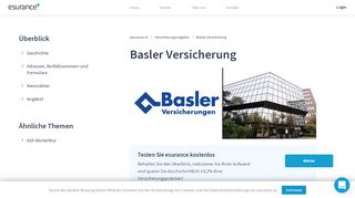 
                            10. Basler Versicherung | esurance - esurance.ch