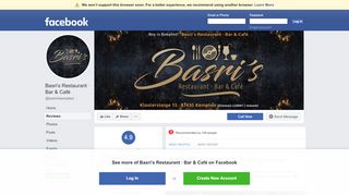 
                            7. Basri's Restaurant · Bar & Café - Facebook