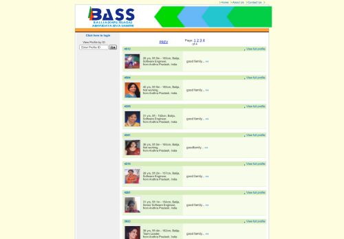 
                            9. BASS Matrimonial - Search Brides By Profession