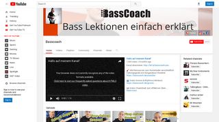 
                            3. Basscoach - YouTube