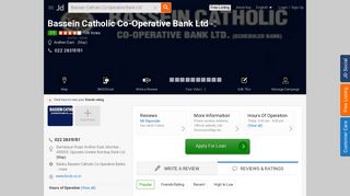 
                            8. Bassein Catholic Co-Operative Bank Ltd, Andheri East - Banks in ...