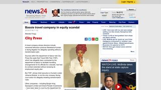 
                            4. Bassie travel company in equity scandal | News24