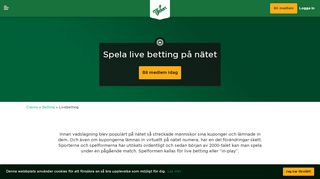 
                            2. Bästa live betting och odds hos oss | Mr Green Sportsbook