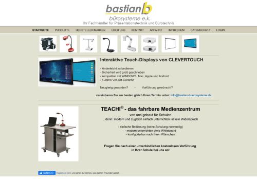 
                            3. Bastian Bürosysteme - Startseite