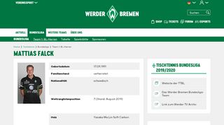 
                            8. Bastian Steger | SV Werder Bremen