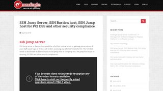 
                            4. Bastion Host, ssh Jump server, ssh Jump host | Meet PCI, ISO 27001 ...