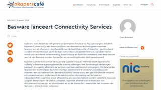 
                            13. Basware lanceert Connectivity Services - InkopersCafé