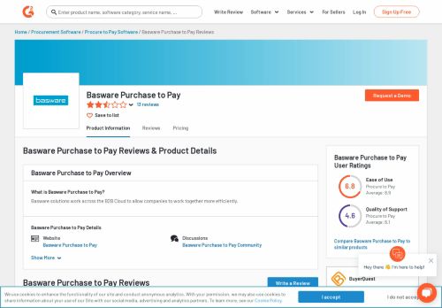 
                            8. Basware Purchase to Pay Reviews 2019 | G2 Crowd