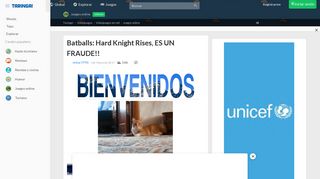 
                            1. Batballs: Hard Knight Rises, ES UN FRAUDE!! - Juegos on... en Taringa!