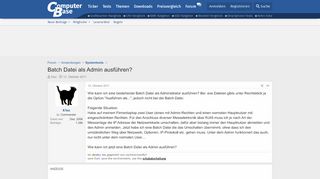 
                            2. Batch Datei als Admin ausführen? | ComputerBase Forum