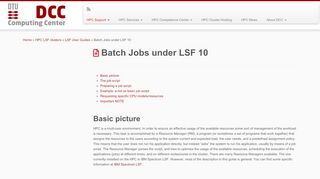 
                            12. Batch Jobs under LSF 10 - HPC - DTU