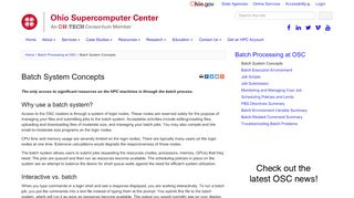 
                            4. Batch System Concepts | Ohio Supercomputer Center