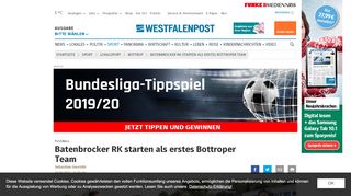 
                            2. Batenbrocker RK starten als erstes Bottroper Team - Westfalenpost