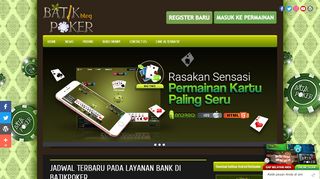 
                            2. Batik Poker by Batikpoker.com | Informasi Terbaru Batikpoker | Batik ...