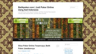 
                            6. Batikpoker.com | Judi Poker Online Uang Asli Indonesia | Judi Poker ...