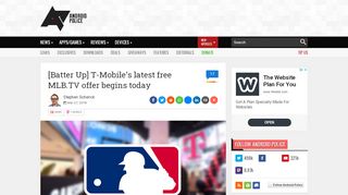 
                            9. [Batter Up] T-Mobile's latest free MLB.TV offer begins today