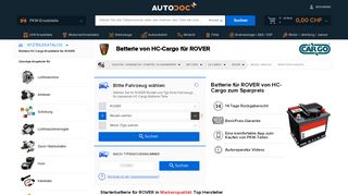 
                            13. Batterie für ROVER Autos von HC-Cargo kaufen » AutoDoc