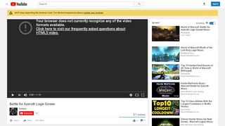 
                            3. Battle for Azeroth Login Screen - YouTube