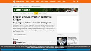 
                            13. Battle Knight: Fragen und Antworten | spieletipps