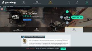 
                            10. Battle Trophys and Login rewards / Players forum War Thunder | Gamehag
