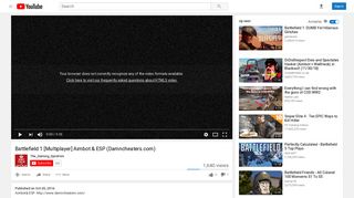 
                            4. Battlefield 1 [Multiplayer] Aimbot & ESP (Damncheaters.com) - YouTube