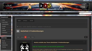 
                            9. Battlefield 3 Problemlösungen - DDS-Forum - DDS-Clan