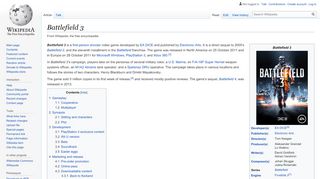 
                            2. Battlefield 3 – Wikipedia