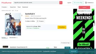 
                            6. Battlefield 4 PC - Sammenlign priser på PriceRunner