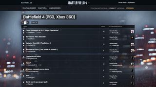 
                            6. Battlefield 4 (PS3, - Foros - Battlelog / Battlefield 4
