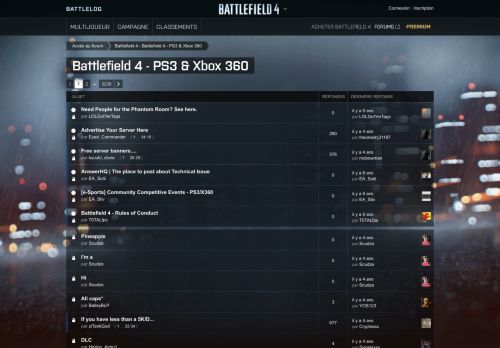 
                            1. Battlefield 4 - PS3 - Forum - Battlelog / Battlefield 4