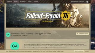 
                            5. Battlefield Bad Company 2 Einloggen problem - Videospiele-Forum ...