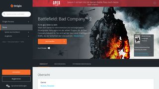 
                            5. Battlefield: Bad Company™ 2 für PC | Origin