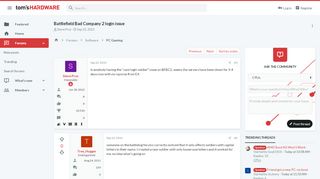 
                            10. Battlefield Bad Company 2 login issue - PC Gaming - Tom's Hardware