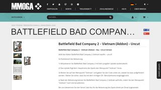 
                            11. Battlefield: Bad Company 2 - Vietnam kaufen, Uncut Key - MMOGA