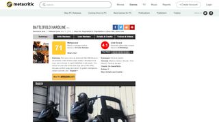 
                            7. Battlefield Hardline for PC Reviews - Metacritic