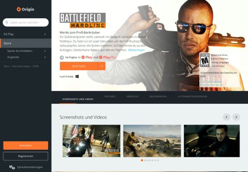 
                            9. Battlefield™ Hardline für PC | Origin