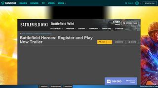 
                            2. Battlefield Heroes: Register and Play Now Trailer | Battlefield Wiki ...