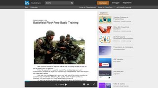 
                            13. Battlefield play4Free Basic Training - SlideShare