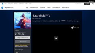 
                            7. Battlefield™ V på PS4 | Officiel PlayStation™Store Danmark