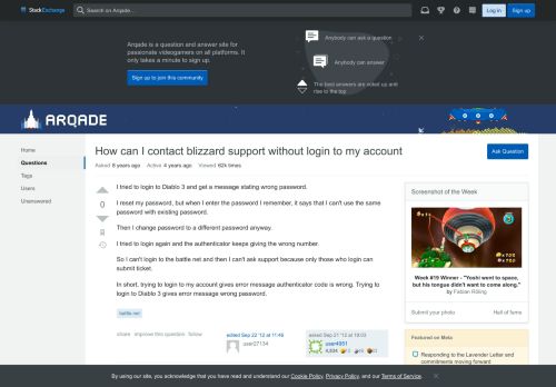 
                            10. battle.net - How can I contact blizzard support without login to ...
