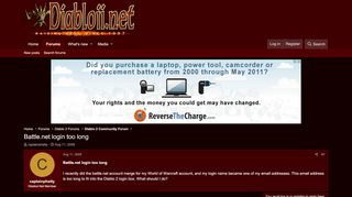 
                            9. Battle.net login too long | Diablo 2 and Diablo 3 Forums ...