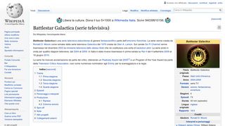 
                            6. Battlestar Galactica (serie televisiva) - Wikipedia