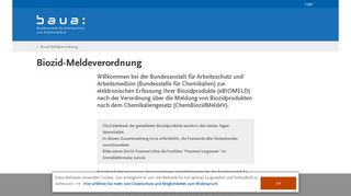 
                            1. BAuA - Biozid-Meldeverordnung - Bundesanstalt für Arbeitsschutz und ...