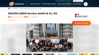 
                            5. BAUEN und LEBEN Service GmbH & Co. KG - Ausbildung.de