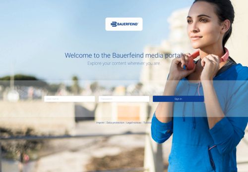 
                            6. Bauerfeind - Login Page