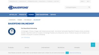 
                            1. Bauerfeind Onlineshop für Fachhändler