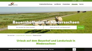 
                            8. Bauernhofurlaub und Bauernhofferien in Niedersachsen Landsichten.de