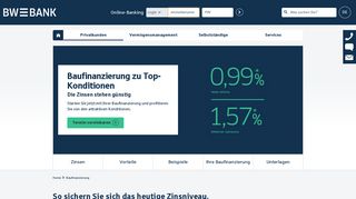 
                            5. Baufinanzierung zu Top-Konditionen | BW-Bank