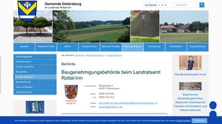 
                            8. Baugenehmigungsbehörde beim Landratsamt Rottal-Inn - Gemeinde ...